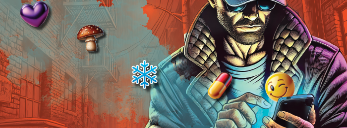 Smileys to Syringes: Deciphering Emojis and Slang in Illicit Drug Sales